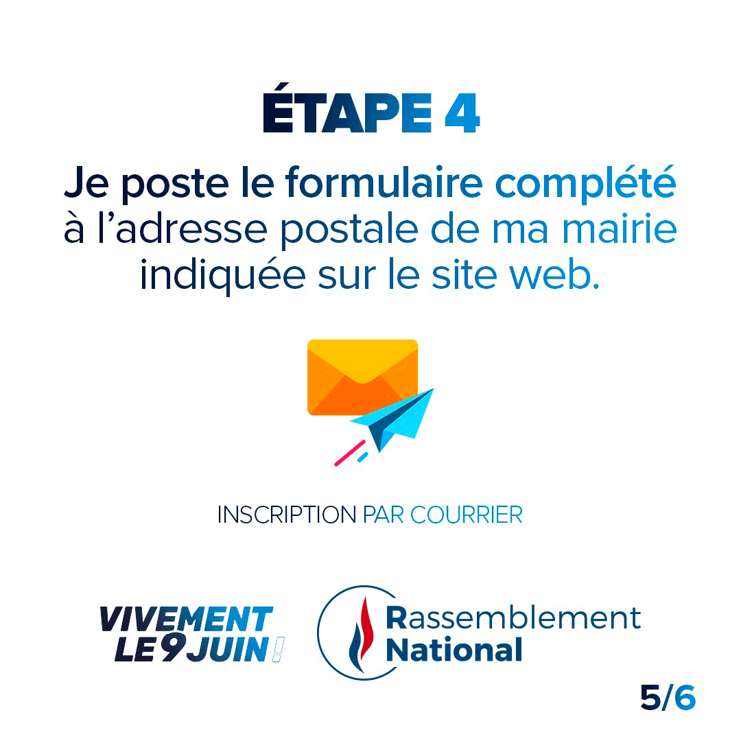 S'inscrire par voie postale sur les listes électorales